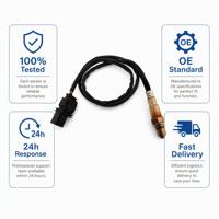 Nuevo Sensor de Oxígeno LSU 4.9 de Banda Ancha de 5 Cables 0258017025 para Motores de Camiones, Controladores PLX Innovate para Sensores ABS de Avalon, Sensores Automotrices