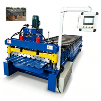 Ligne de fabrication de tôles trapézoïdales YS Ibr, rouleau pour panneaux de toiture trapézoïdaux avec cisaille hydraulique