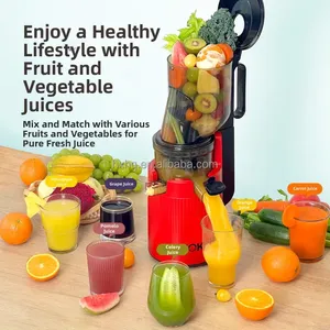 Extracteurs de jus à froid faciles à nettoyer, extracteurs de jus lents avec une grande <span class=keywords><strong>goulotte</strong></span> d'alimentation de 138 mm, adaptés aux fruits et légumes entiers - Product Image 2