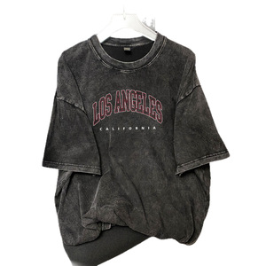<b>Men's</b> Letter Print Crew Neck Cotton T-shirt - Product Image 1