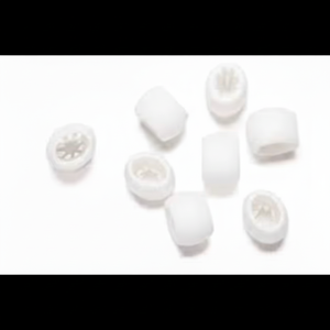 Fermetures en plastique blanc pour la fixation à usage unique des bracelets d'événement - Product Image 1