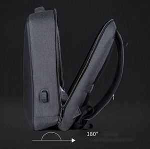 신상품 하드 쉘 도난 방지 USB 노트북 백팩 남성과 여성을위한 트렌디 한 방수 컴퓨터 가방 배낭 - Product Image 6