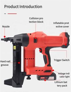 <span class=keywords><strong>Pistola</strong></span> <span class=keywords><strong>de</strong></span> Clavos Neumática <span class=keywords><strong>de</strong></span> <span class=keywords><strong>Impacto</strong></span> <span class=keywords><strong>de</strong></span> Grado Industrial <span class=keywords><strong>de</strong></span> 20 V con Funcionamiento a Batería, con 2 Clavos por Segundo <span class=keywords><strong>para</strong></span> Paredes <span class=keywords><strong>de</strong></span> Cemento y Vigas <span class=keywords><strong>de</strong></span> Acero - Product Image 6