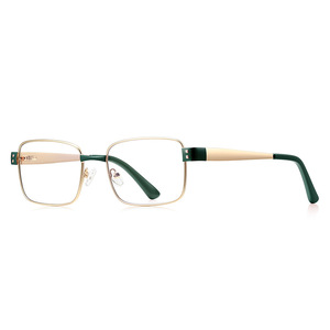 Gafas de lectura de moda para mujer, montura cuadrada de aleación con remaches, <span class=keywords><strong>lentes</strong></span> ópticas graduadas <span class=keywords><strong>antifatiga</strong></span> para miopía - Product Image 5