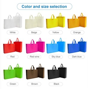 <span class=keywords><strong>Bolsa</strong></span> Ecológica Promocional de Tela No Tejida, Reutilizable, Portátil, con Asas para Camisetas, Económica, para Compras en Supermercados y Ropa Personalizada - Product Image 6