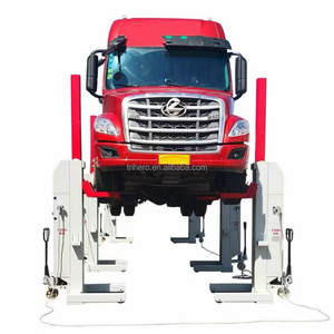 Lève-voiture à colonne Trihero Select, capacité de charge lourde par colonne 7500 kg, avec écran LCD, lève-voiture électrique hydraulique pour bus et véhicules - Product Image 2