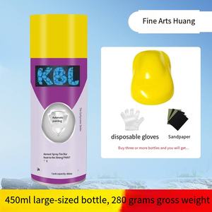 Échantillon gratuit, fourniture directe d'usine, peinture automobile 7 couleurs, finition mate, peinture à la main, finition de circulation, 450 ml, acrylique pour la construction, auto-peinture - Product Image 5