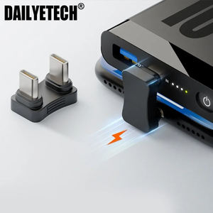 Adaptateur Type-C coudé à 180 degrés, mâle-mâle, charge PD 65W pour téléphones, tablettes et ordinateurs portables - Product Image 5