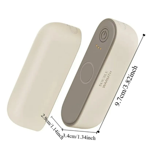 <span class=keywords><strong>Chauffe</strong></span>-mains électriques 2-en-1 à double paume, magnétiques, à chauffage rapide, de poche, détachables et rechargeables - Product Image 6