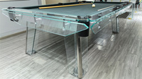 Table de billard et de pool haut de gamme en verre pour la maison, 7 pieds/8 pieds/9 pieds, qualité tournoi, personnalisable, conforme aux normes européennes