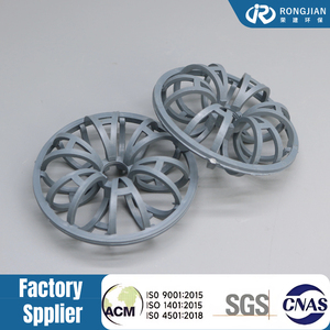 Anillo Roseta de Plástico de 51mm con Alta Transferencia de Masa, Embalaje Aleatorio Duradero para Biofiltro de Tratamiento de Aguas Residuales - Product Image 1