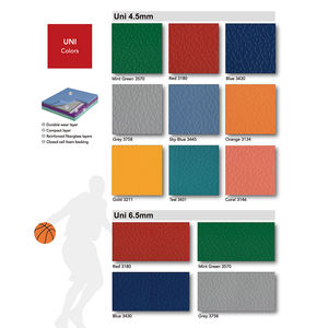 Nueva pista de baloncesto para interiores, suelo de vinilo para gimnasio, PVC, Taraflex - Product Image 6