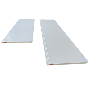 Hiệu quả cách ly nhiệt kiểm soát nhiệt độ chống cháy nhiệt phá vỡ Polyurethane bánh sandwich <span class=keywords><strong>Panel</strong></span> cho bên ngoài bức tường phòng lạnh - Product Image 2
