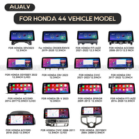 Panel de Navegación GPS de 12,3 Pulgadas para HONDA CIVIC 2008-2011 LHD, Marco para DVD de Coche, Radio Estéreo, Fascia 2din, Kit de Embellecedor de Tablero para Montaje de Audio