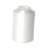 Fil de pêche 100% polyester 210D/12/15/24 teint en masse, diverses couleurs pour filets de pêche