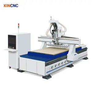 KINCNC Automatisches Be-und Entladen der ATC CNC-Fräser-Versch achtel ungs maschine Professional In Panel Furniture