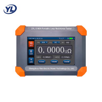 ZYL-S100A Comprobador de Resistencia de Bucle, Comprobador de Resistencia de Contacto, Microohmímetro, Interruptor de Circuito de CC de 100A, Pantalla Táctil
