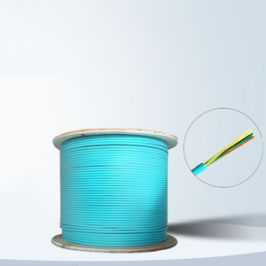 Cable de Fibra Óptica Multimodo para Interiores OM3 OM4 50/125um GJFJV con Cubierta Ajustada de Hilo de Aramida y Chaqueta de PVC para Centros de Datos 10G - Product Image 1