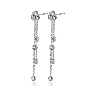 ต่างหูแฟชั่น PE3077 สำหรับผู้หญิง เครื่องประดับคุณภาพสูง - Product Image 3