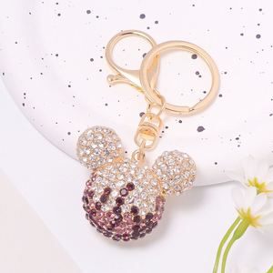 Wholesale Cartoon Mouse Keychain Metal Mickey Shape Keychain Pendant <b>Custom</b> <b>Key</b> Chain for Bag Gift Accessories - Product Image 4