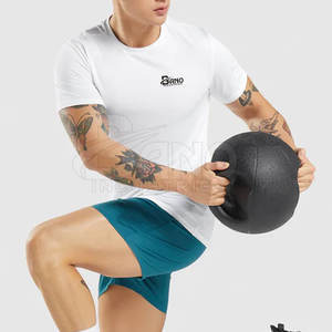 Último diseño Street Wear Fitness Camisetas Precio al por mayor Hecho en fábrica Hombres Fitness Camisetas para adultos - Product Image 4