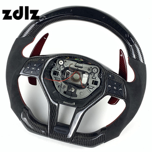 Volante in Fibra di Carbonio per Mercedes Benz Classe CLS <span class=keywords><strong>C218</strong></span> Classe E W212 W204 W205 W218 Volante LED Personalizzabile - Product Image 2