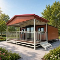 Maisons préfabriquées de luxe, villas, norme australienne, maison conteneur extensible de 20 pieds et 30 pieds pour bureau, école, en acier