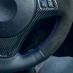 Protecteur antideslizante <span class=keywords><strong>de</strong></span> cuero <span class=keywords><strong>de</strong></span> gamuza para volante <span class=keywords><strong>de</strong></span> coche Trenza para BMW M Sport M3 E87 E81 E82 E88 X1 E84 E90 E91 E92 E93 accesorios <span class=keywords><strong>de</strong></span> coche - Product Image 2