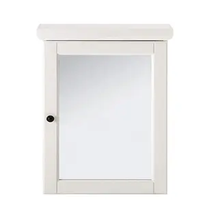 Atacado boa qualidade branco parede do banheiro armário com espelho armário de parede personalizado vaidade montar armário com espelho de jóias