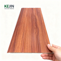 25cm 30cm Breite PVC-Deckenverkleidung Holzoptik-Platte PVC-Holzdecke für Heimdekoration