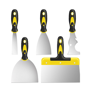 Suokoun 5 <span class=keywords><strong>pcs</strong></span> thép không gỉ spackle Knife Set bao gồm <span class=keywords><strong>4</strong></span> sơn chọc 1 đa <span class=keywords><strong>scraper</strong></span> công cụ Tường Decals cho 1.5 "3" <span class=keywords><strong>4</strong></span> "6" - Product Image 1
