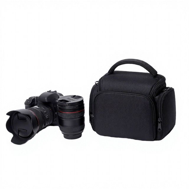 Portable Durable Digital Gear Camera Bags Waterproof Padded Compact Camera Shoulder Bag for DSLR/SLR/Mirrorless Cameras Zipper