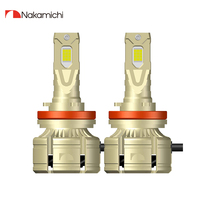 Lampes LED Nakamichi GR845, systèmes d'éclairage automobile, éclairage de voiture, phare LED H11, ampoule de phare LED 9005, H4, H7, 9004, H13