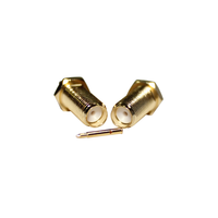 Connecteur RP-SMA-C-KY1.5 RF 13 dents en cuivre plaqué or Connecteur femelle RP SMA pour câble RG316 et RG174