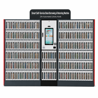 Machine intelligente de prêts de livres HAUMR pour bibliothèques, avec double caméra, lecture de codes QR et reconnaissance faciale, pour les hubs de transport