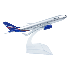 Venta caliente 16CM aleación avión modelo avión clásico ruso <span class=keywords><strong>Airbus</strong></span> modelo avión <span class=keywords><strong>logotipo</strong></span> personalizado A330 modelo avión - Product Image 6