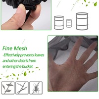 Filet de protection contre les moustiques en maille pour baril de pluie