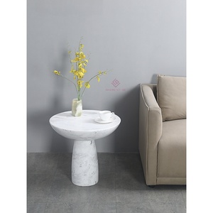 Fascia alta Carrara bianco galleggiante balcone laterale italiano naturale in marmo <span class=keywords><strong>esterno</strong></span> pezzo di accento per la decorazione della casa - Product Image 3