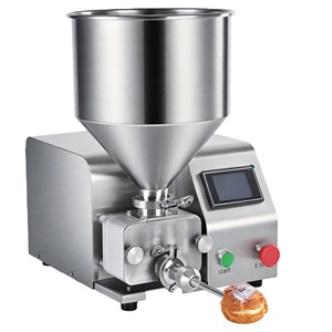 เครื่องบรรจุและตกแต่งเค้ก โยเกิร์ต แยม ไอศกรีม แบบตั้งโต๊ะ ควบคุมด้วย PLC ขนาดเล็ก ทำจากสแตนเลส  แบบแมนนวลและอัตโนมัติ - Product Image 1