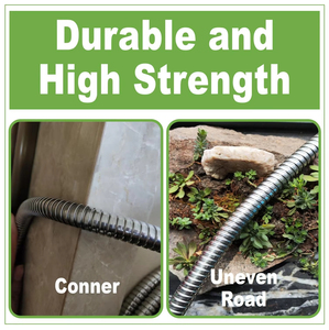 Top Bán 304 Thép Không Gỉ Vườn Hose Ống Với PVC Cao Su Hiệu Suất Cao Linh Hoạt Mềm Cns 201 Kim Loại Reels - Product Image 6