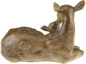 Statue <span class=keywords><strong>de</strong></span> jardin intelligent en résine, jolie, décoration extérieure, Figurine d'animaux en polyrésine, Sculpture ornementale, <span class=keywords><strong>famille</strong></span> <span class=keywords><strong>de</strong></span> cerf - Product Image 3