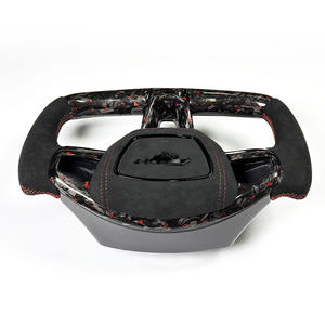 พวงมาลัยคาร์บอนไฟเบอร์สีแดง <span class=keywords><strong>Mach</strong></span> E รุ่นปรับแต่งพิเศษ พร้อมระบบทำความร้อน ปี 2021-2024 - Product Image 3