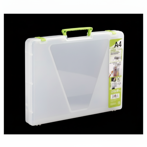 Estuche de mango de archivo A4 verde para una organización y estética mejoradas para archivadores - Product Image 1