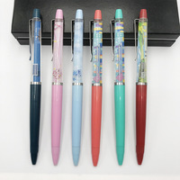 Stylo à bille liquide flottant Aqua de 1.0mm, personnalisable, logo de marque d'usine, cadeaux promotionnels, stylo à bille personnalisable