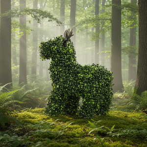 Grand Cerf Artificiel en Topiaire - Décoration <span class=keywords><strong>de</strong></span> <span class=keywords><strong>Jardin</strong></span> Originale et Fournitures <span class=keywords><strong>de</strong></span> Mariage pour Événements Extérieurs/Intérieurs - Product Image 1