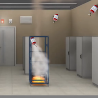 Extincteur CFLC efficace et rapide pour salle des machines avec CE