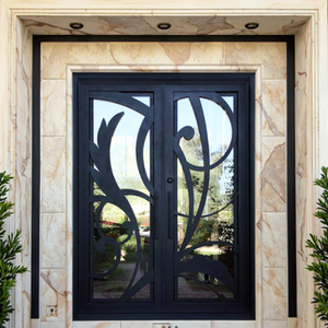 <span class=keywords><strong>Puerta</strong></span> enrollable <span class=keywords><strong>de</strong></span> hierro forjado <span class=keywords><strong>de</strong></span> diseño europeo forjado a mano con motivos florales, a la moda, a la moda - Product Image 6