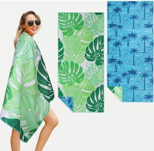Wholesale Customized Design Digital Printed Double Side Print <b>Microfiber</b> Soft Square <b>Beach</b> <b>Towels</b> for Summer - Product Image 2