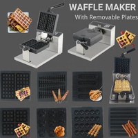 Machine à gaufres électrique commerciale en forme de pattes de chat mignonnes, mini machine à gaufres en forme de dessin animé pour la vente en gros