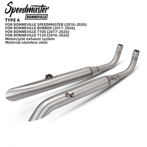 Système d'échappement complet haute performance en acier inoxydable pour <span class=keywords><strong>Triumph</strong></span> Bonneville T100 T120 Bobber, silencieux modifié 51 mm - Product Image 5